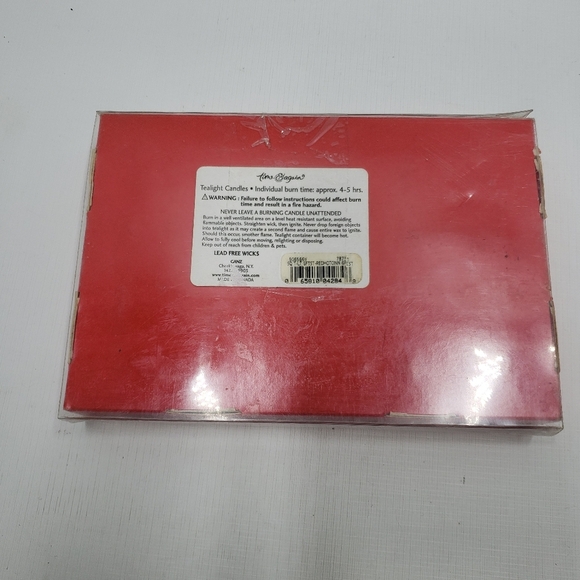 Ganz Time & Again Candle Red Votive Tealight Set Cinnamon Scented Valentines - Picture 13 of 16